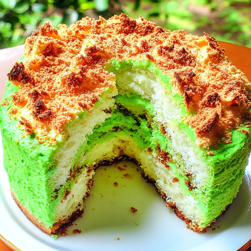 PANDAN CHIFFON CAKE centered hero view, clean and uncluttered