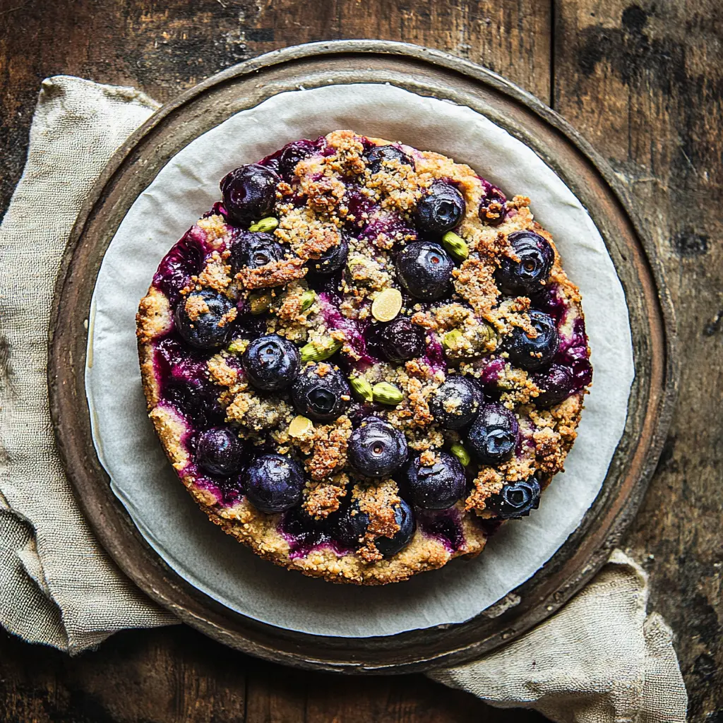 BURSTING BLUEBERRY CARDAMOM BUCKLE centered hero view, clean and uncluttered