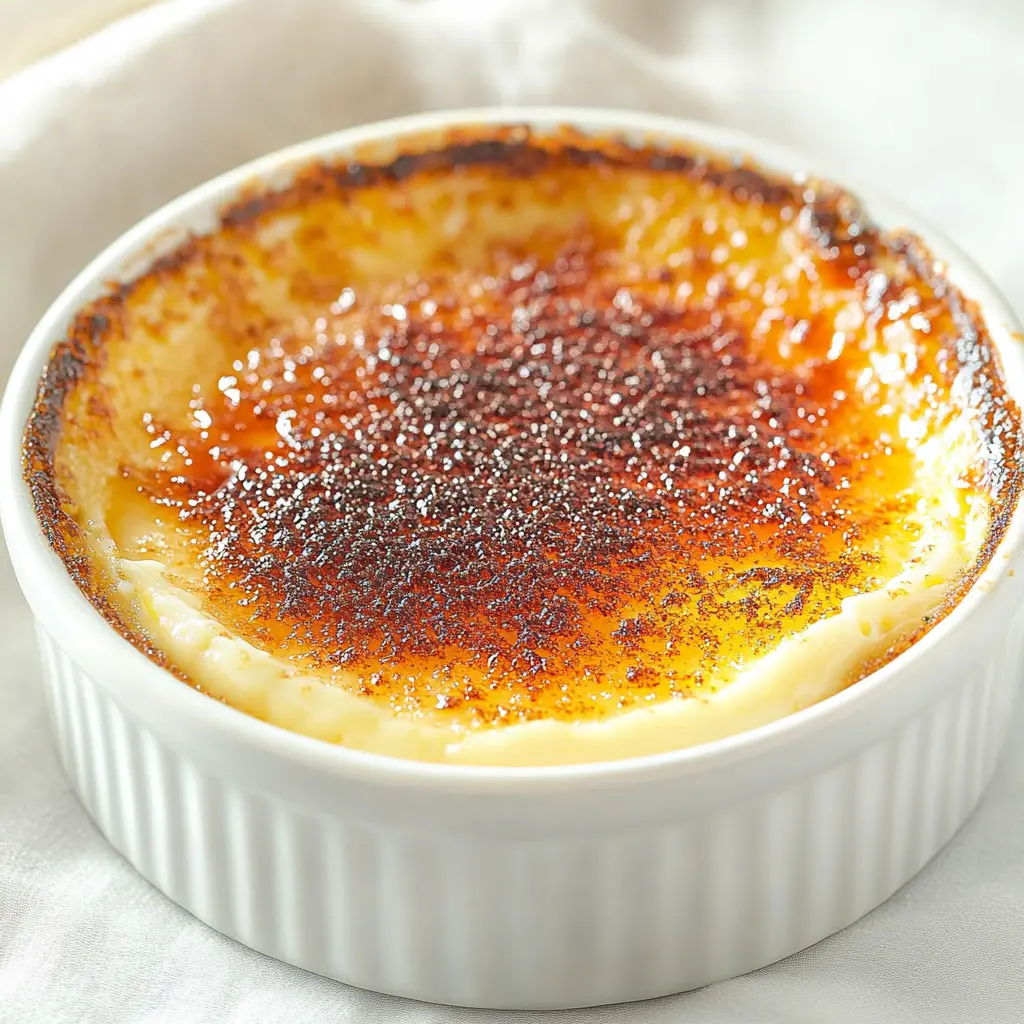 EASY CREME BRULEE centered hero view, clean and uncluttered