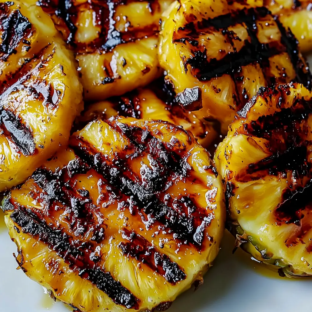 GRILLED PINEAPPLE centered hero view, clean and uncluttered