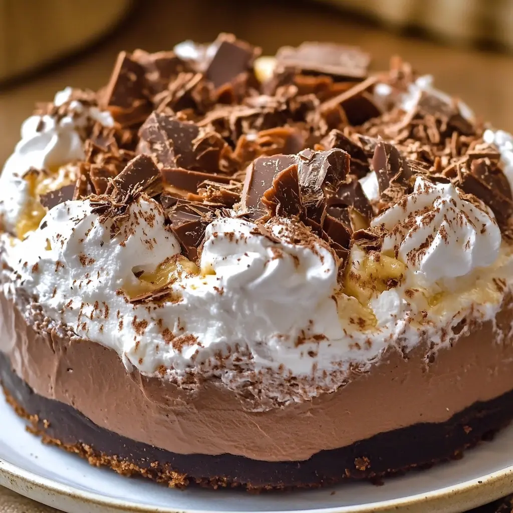 HOT COCOA CHEESECAKE RECIPE centered hero view, clean and uncluttered