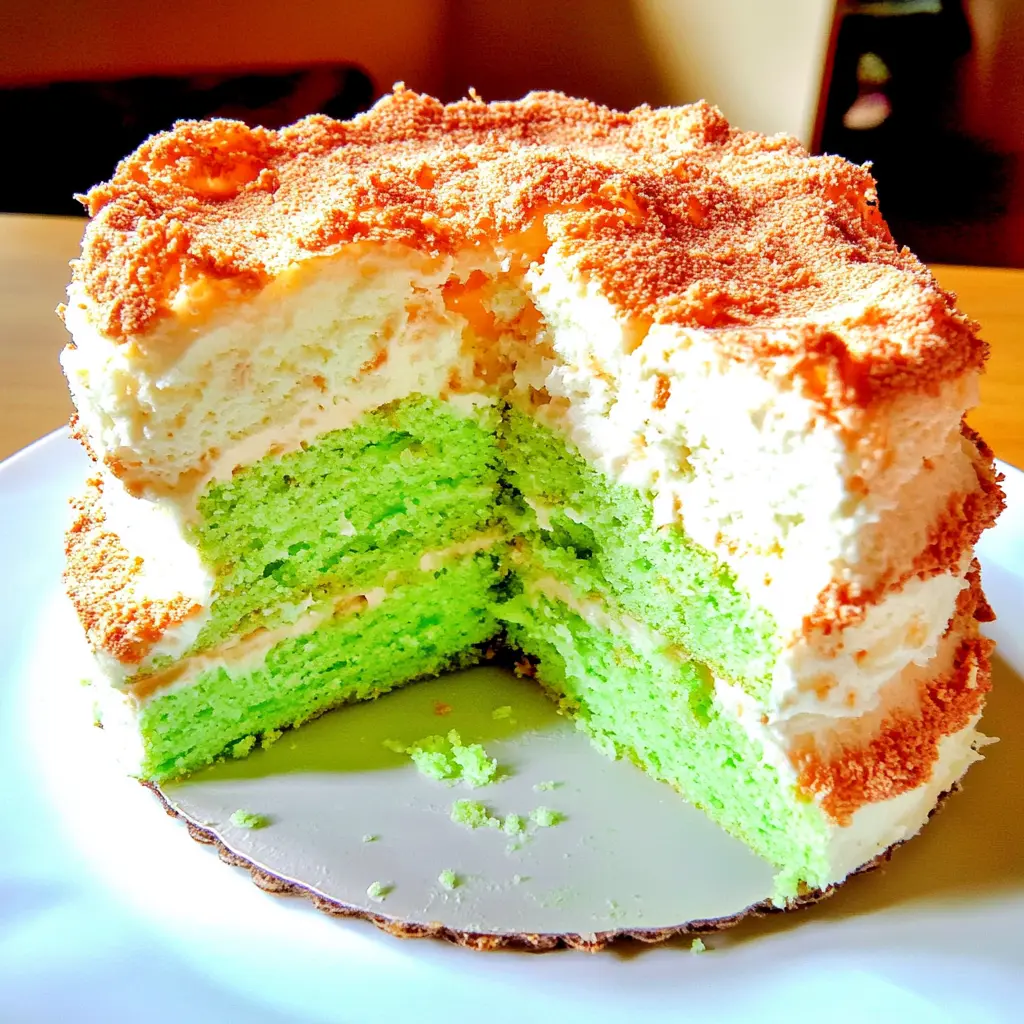 PANDAN CHIFFON CAKE centered hero view, clean and uncluttered