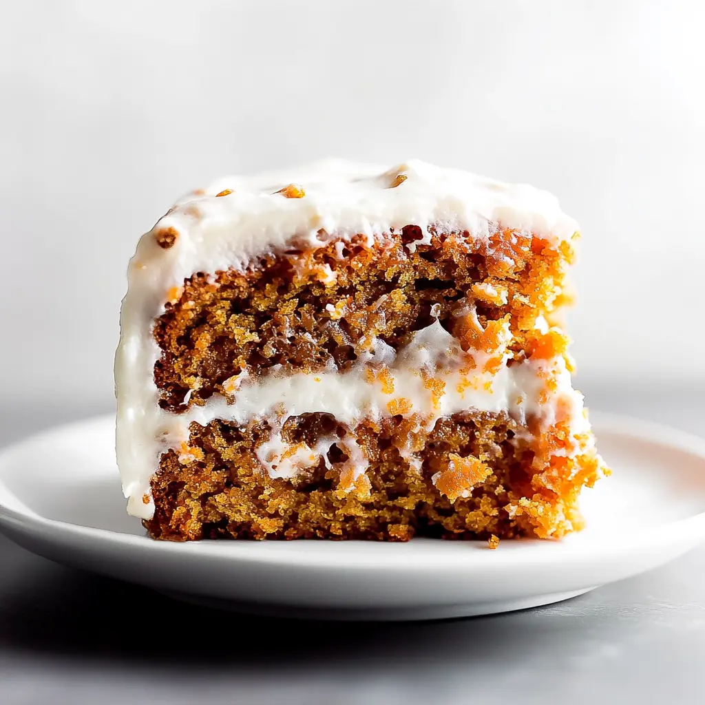 Carrot Cake Easter with cream cheese frosting and toasted pecans
