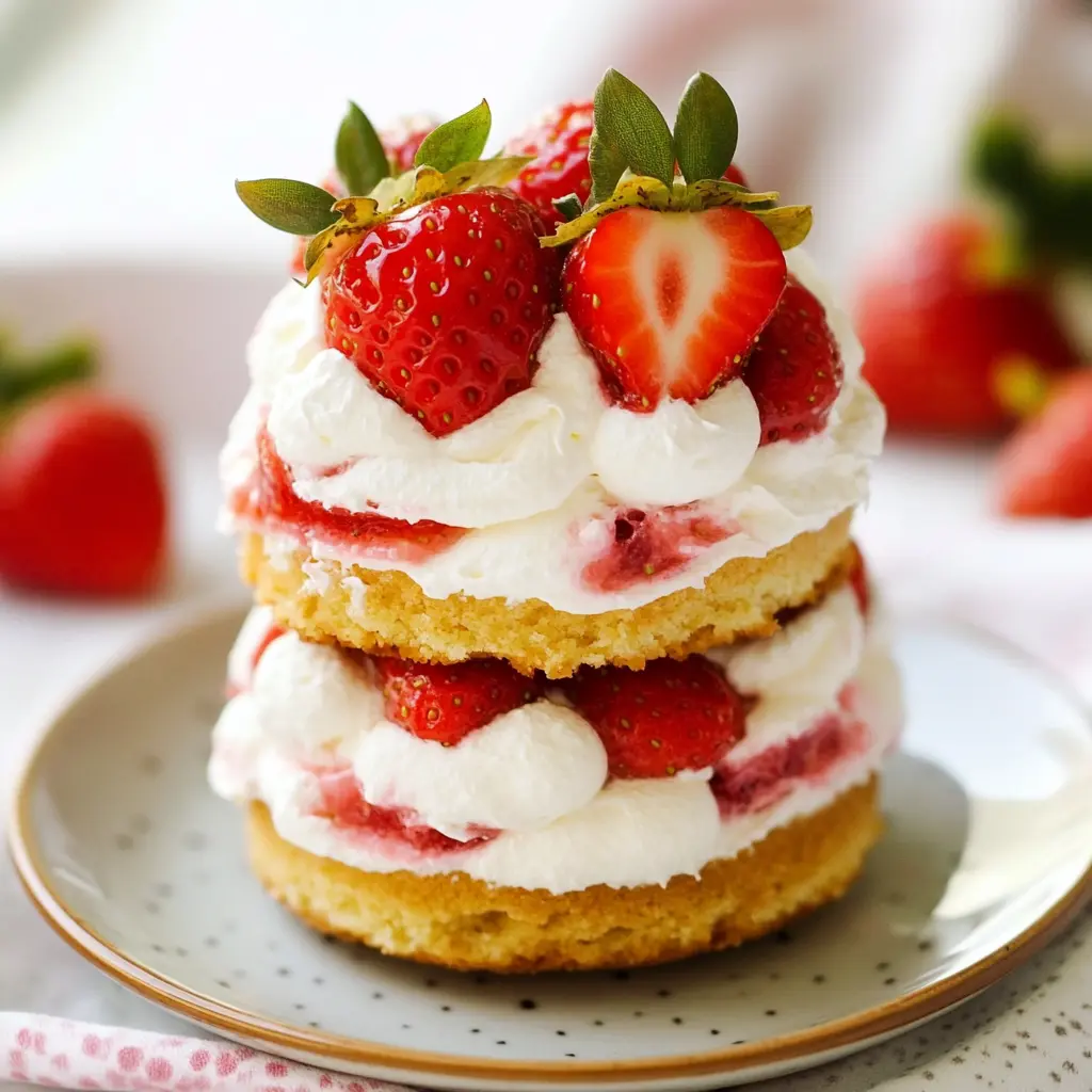 STRAWBERRY SHORTCAKE SPRING centered hero view, clean and uncluttered
