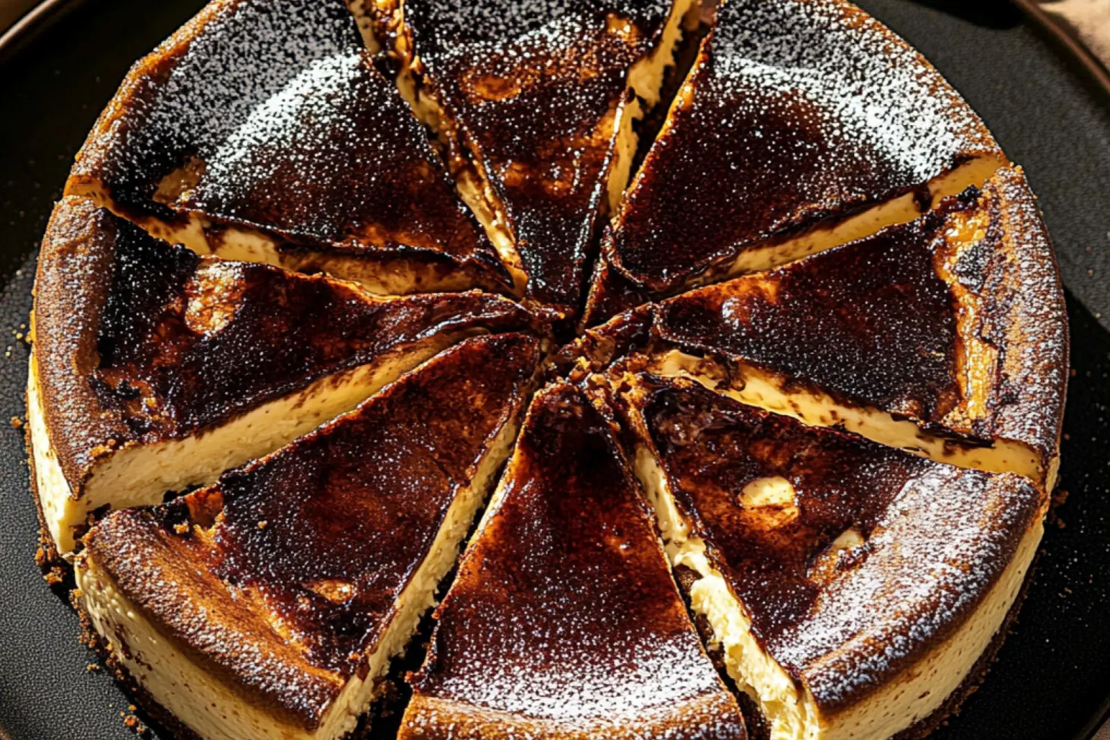 Vanilla Burnt Basque Cheesecake Recipe Easy and Dreamy